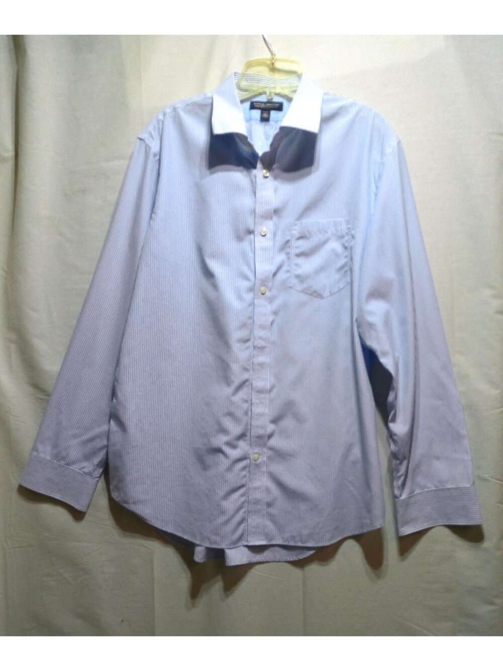 Men's Banana Republic Shirt Blue Stripe 16-16 1/2 Business